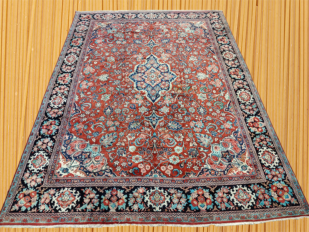 11' 00" X 14' 00" Iran Mahal Handmade Area Rug – 11' × 14'