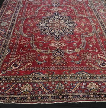 11' 00X 14' 7" Persian Tabriz Handmade Woolen Carpet – 11' × 14'7"