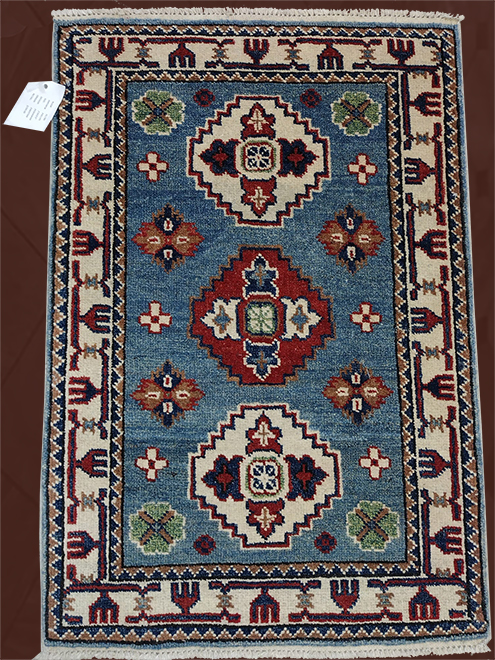 2' 0" X 3' 0" Pakistan Peshawar Handmade Woolen Small Rug – 2' × 3'