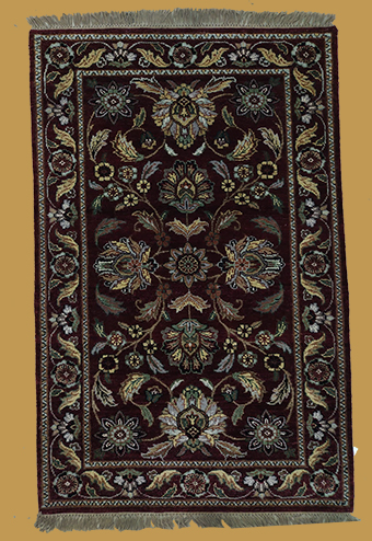 2' 1" X 4' 9" Persian Handmade Woollen Rug – 2'1" × 4'9"