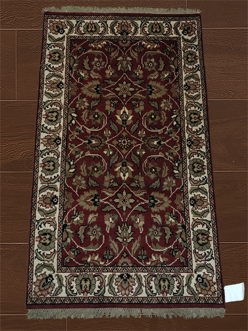 2' 11" X 5' 1" Indian Mahal Hand Knotted Woolen Rug – 2'11" × 5'1"