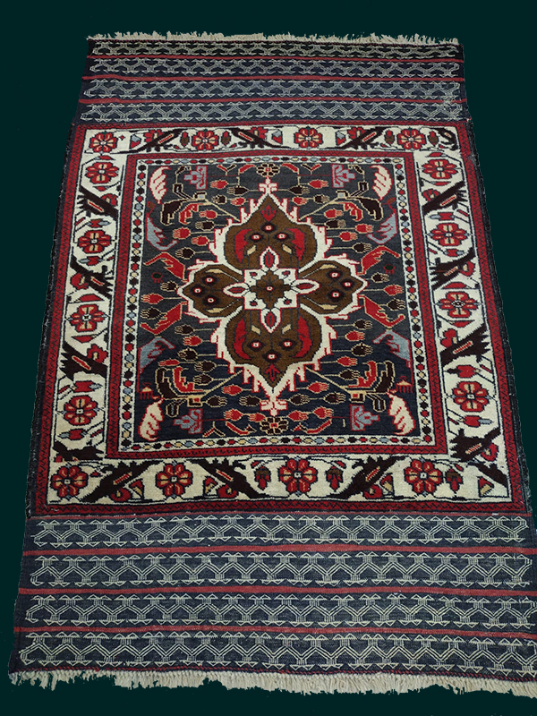 2' 11"X 4' 5" Afghan Handmade Area Rug – 2'11" × 4'5"