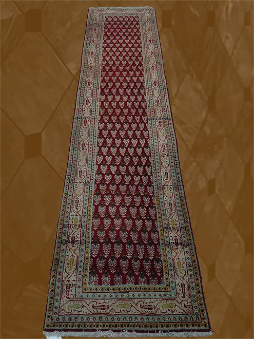 2' 7" X 10' 0" Handmade Persian Tabriz Oriental Runner Rug – 2'7" × 10'