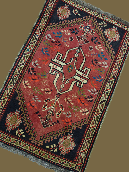 2'X3' Hand Woven Shiraz Persian Rug – 2' × 3'