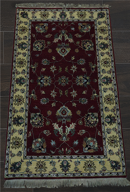 3' 1" X 5' 1" Handmade Indian Agra Rug – 3'1" × 5'1"