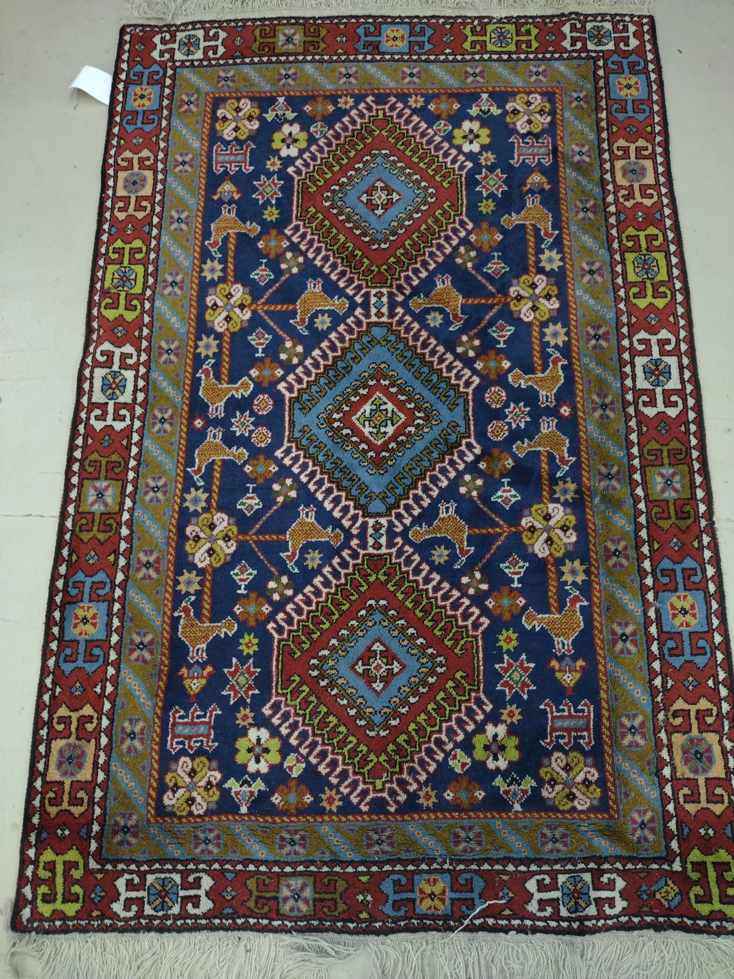 3' 7" X 5' 6" Hand Woven Persian Tribal Rug – 3'7" × 5'6"