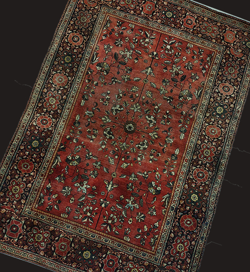 3'X5' Woolen Handmade Persian Faran Sarouk Rug – 3' × 5'