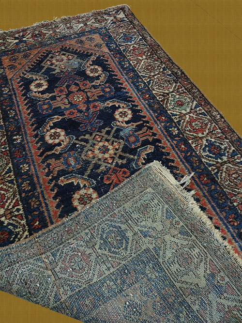 4' X7' Hamadan Persian Handmade Vintage Rug – 4' × 7'