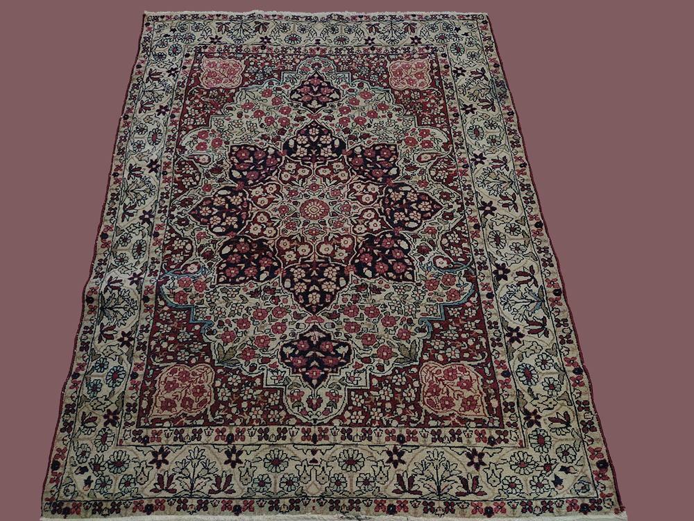 4'3" x 5'8" Persian Handmade floral Area Rug – 4'3" × 5'8"