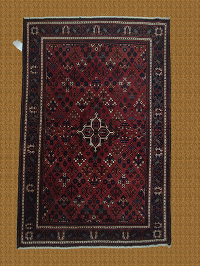 4'8" x 6'7" Handmade Joshaghan Persian Red Rug – 4'8" × 6'7"