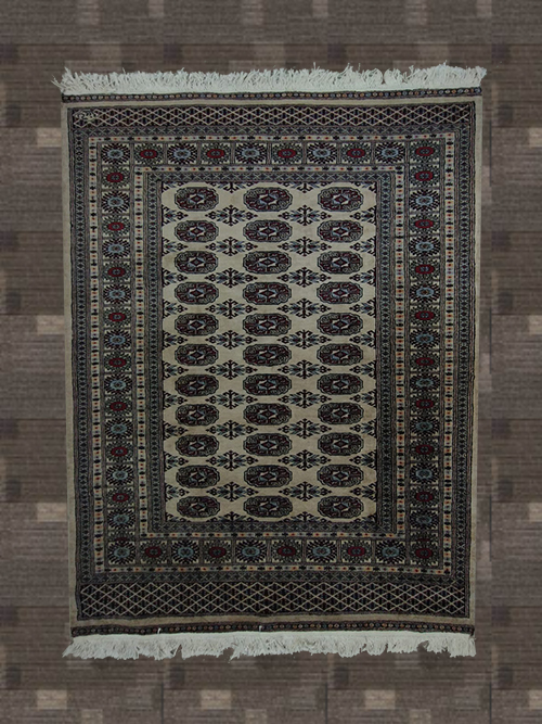 4X6 Pakistan Bokhara Handmade Area Rug – 4' × 6'