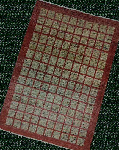 4'X6' Pakistani Hand Knotted Wool Area Rug – 4' × 6'