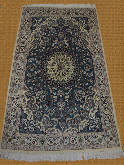 4'X6' Woolen Hand Knotted Persian Naine Area Rug – 4' × 6'