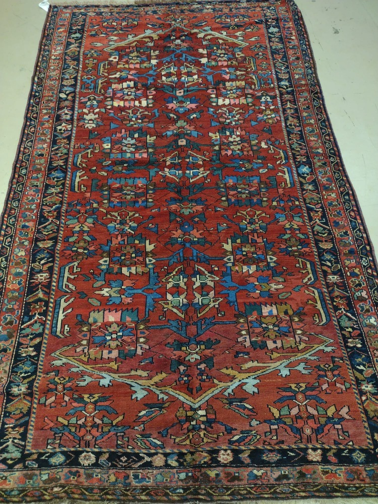 5' 2" X 8' 11" Iran Geometric Antique Area Rug – 5'2" × 8'11"