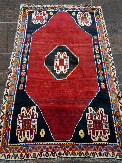 5'00" X 8'00" Persian Shiraz Handmade Area Rug – 5' × 8'