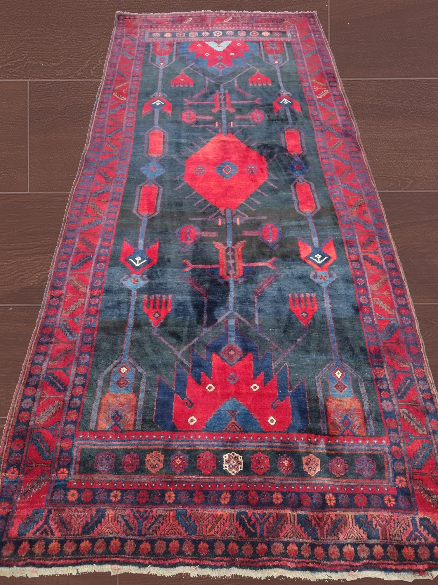 5'00" X 8'00" Shiraz Persian Hand-Knotted Area Rug – 5' × 8'