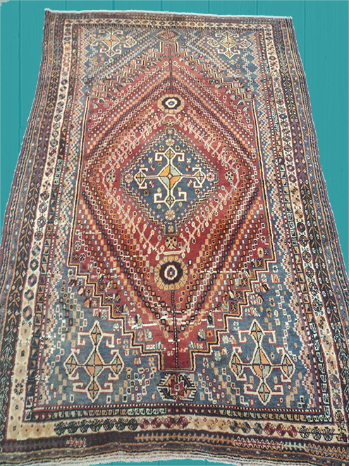 5'00"X8'1" Iran Kashan Hand Woven Area Rug – 5' × 8'1"