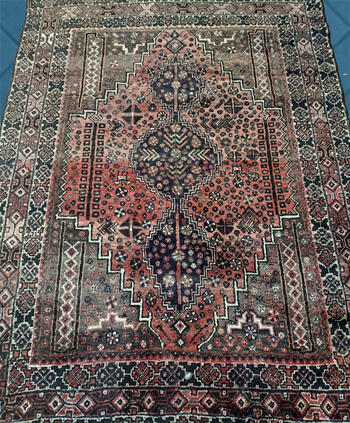 5'6" X 7'1" Indian Handmade Woolen Carpet – 5'6" × 7'1"