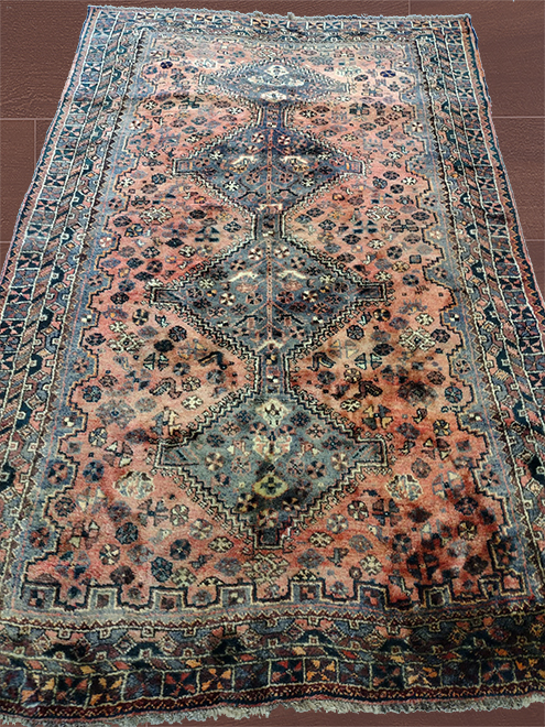 5'6" X 8'7" Persian Shiraz Handmade Rug – 5'6" × 8'7"