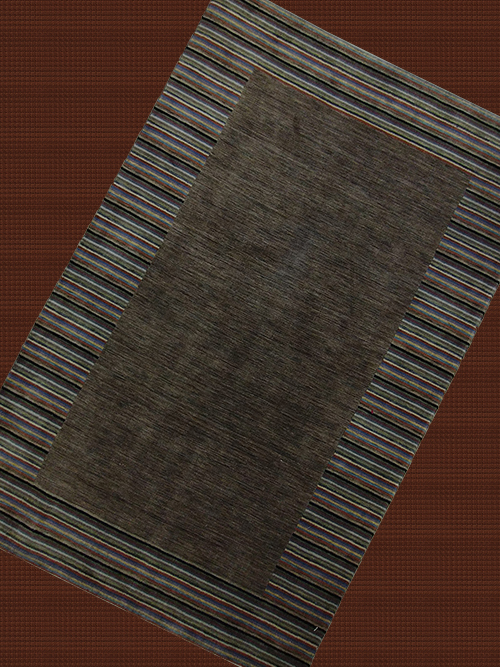 5'X8' Persian Handmade Modern Striped Rug – 5' × 8'