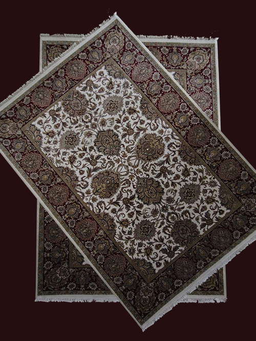 6'2"X9'8" India Hand Woven Unique Area Rug – 6'2" × 9'8"