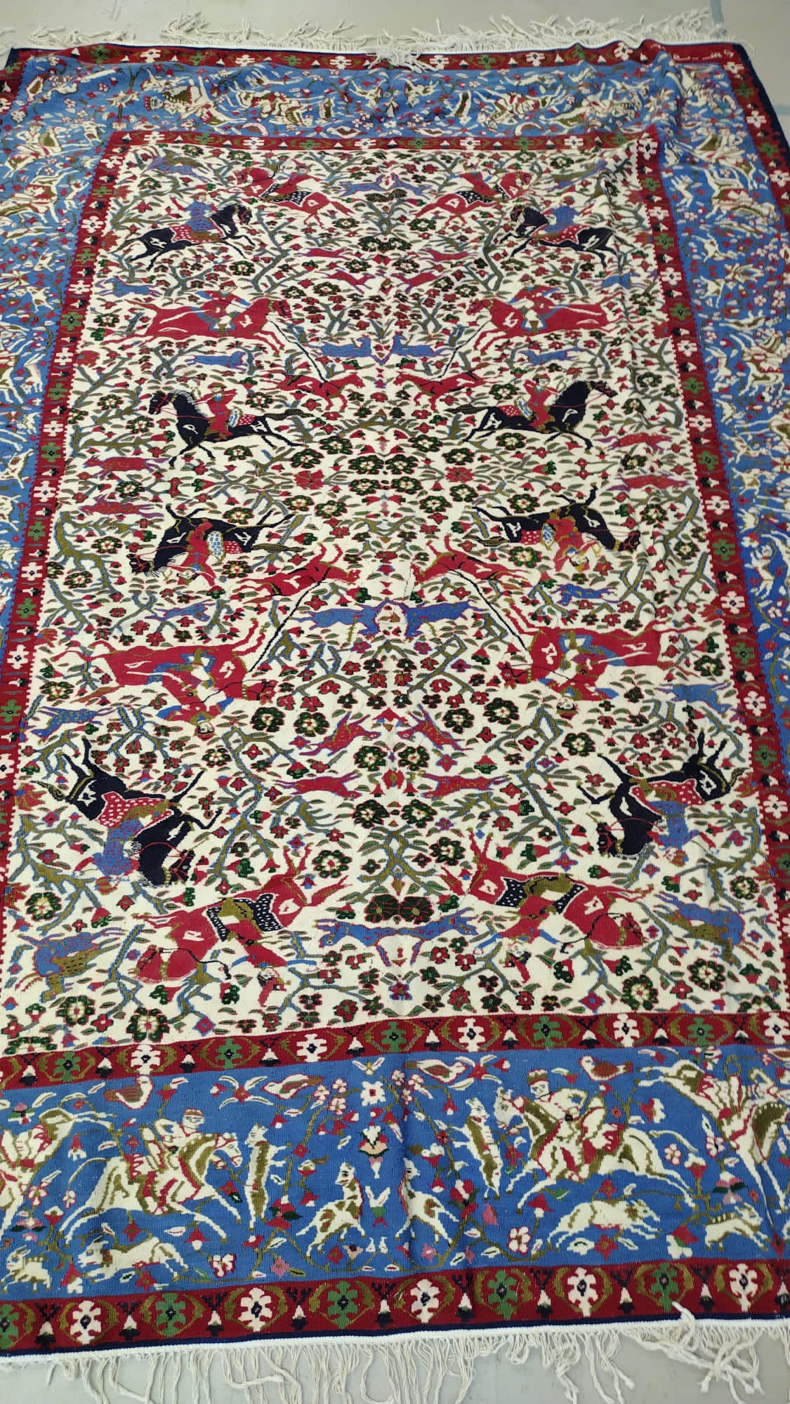 6'9"X9'4" Persian Kilim Handmade Rug – 6'9" × 9'4"