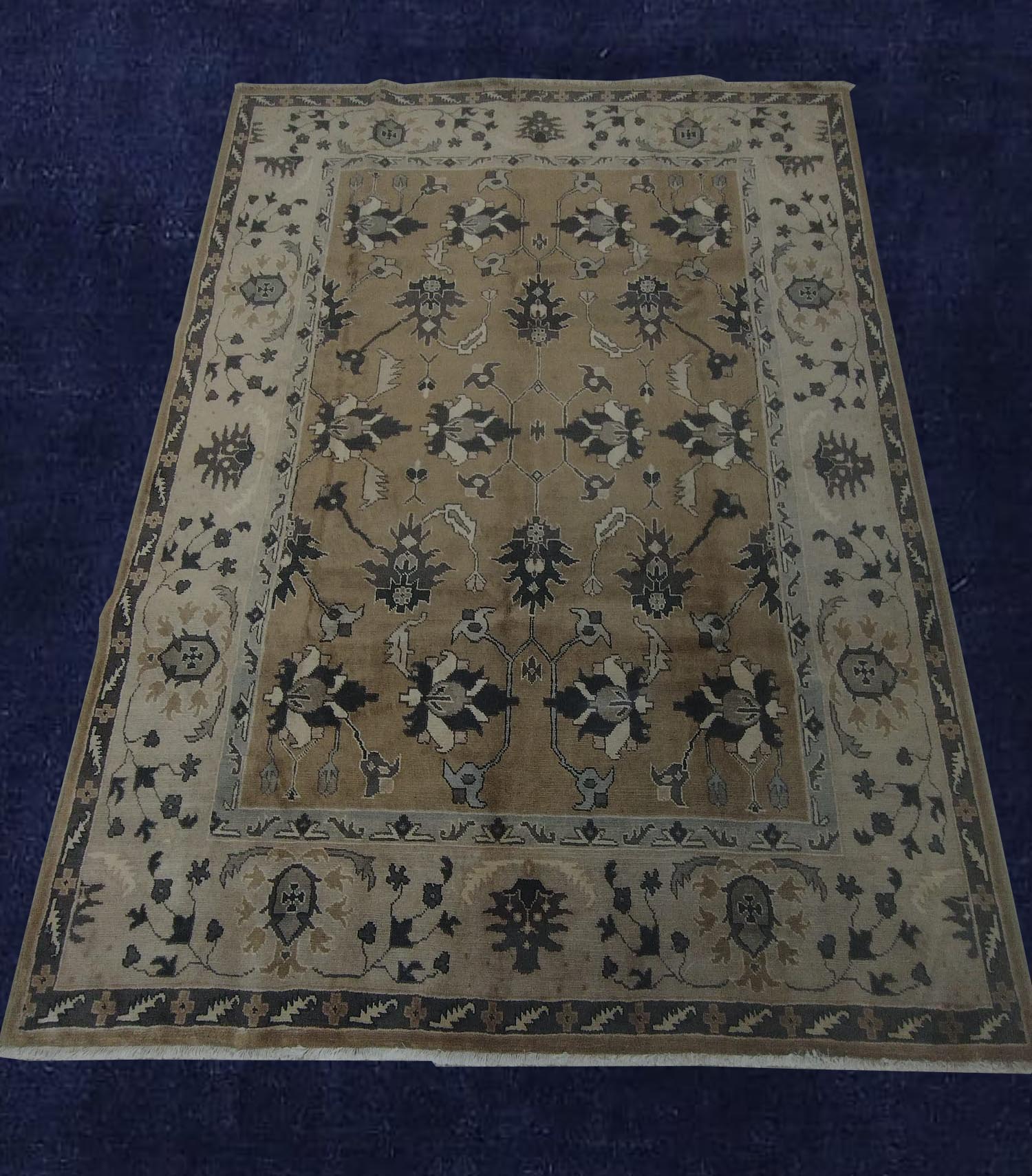 6'9"x9'7" Persian Handmade Woolen Rug – 6'9" × 9'7"