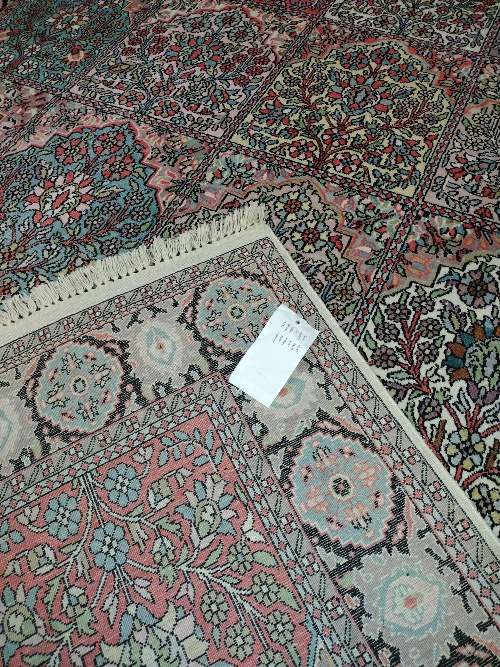 6'X9' Indian Handmade Donegal Floral Area Rug – 6' × 9'