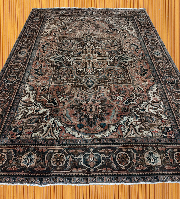 7' 6"X 11' 00"Heriz Persian Hand Knotted Area Rug – 7'6" × 11'