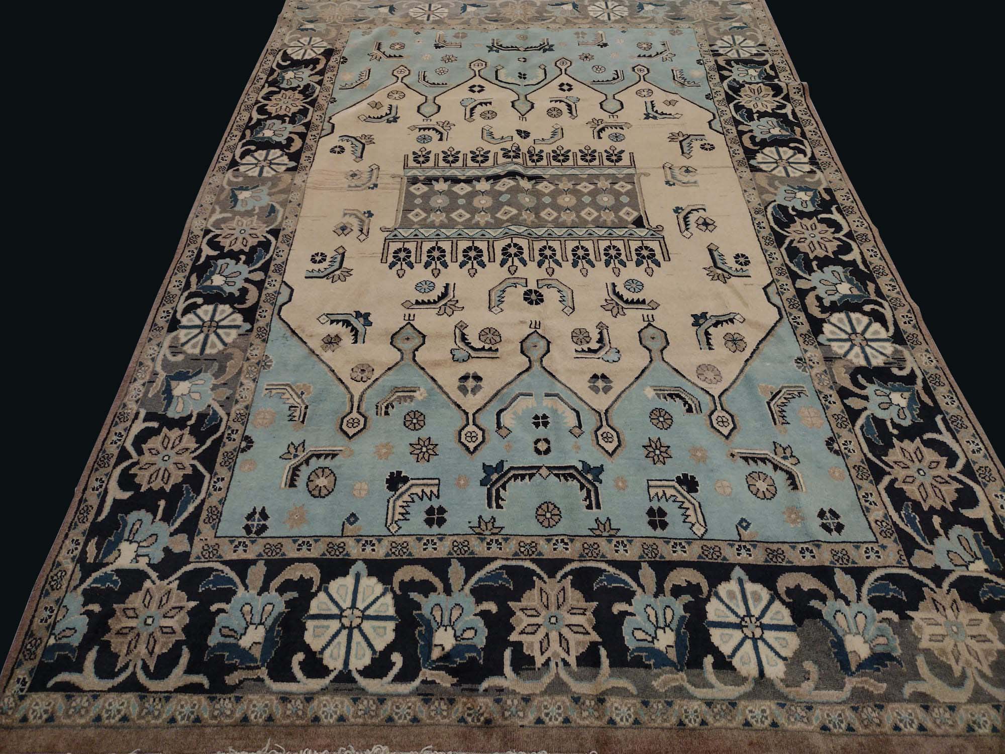 7X10 Persian Mahal Handmade Antique Area Rug – 7' × 10'