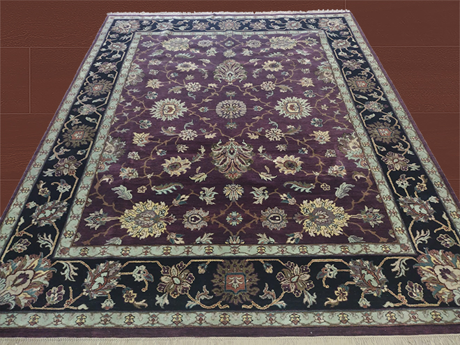 8'2"X10'00" Indian Handmade rectangle Area Rug – 8'2" × 10'