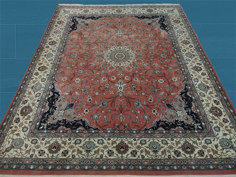 8'2"X10'4" Pakistani Hand Woven Oriental Rug – 8'2" × 10'4"