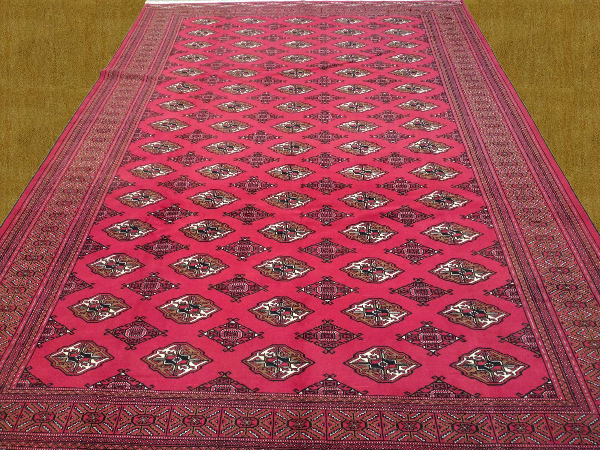 8'4"X11'5" Persian Baluch Hand Knotted Red/Black Area Rug-331_21 – 8'4" × 11'5"