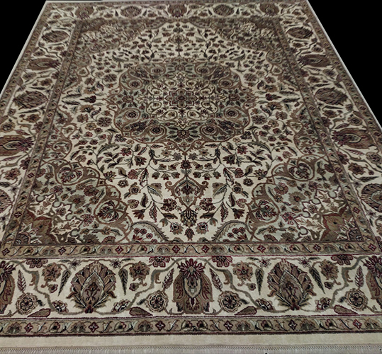 8'X10' Agra Indian Hand Woven Area Rug – 8' × 10'