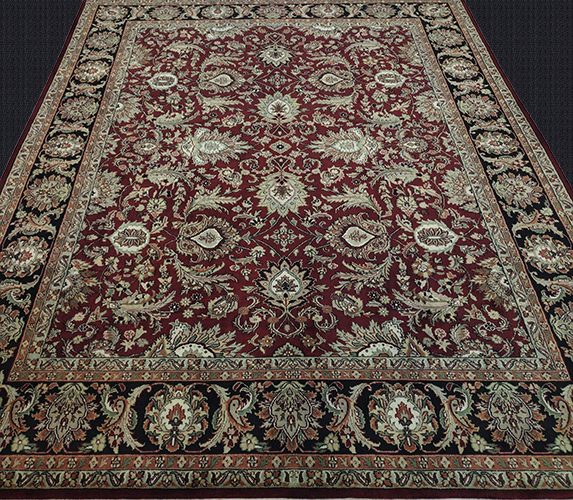 8'X10' India Agra Woolen Handmade Indoor Area Rug – 8' × 10'