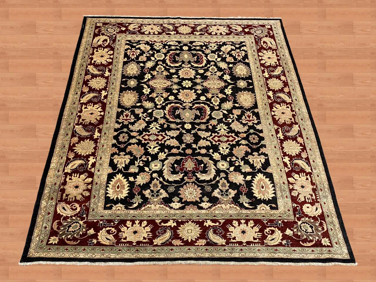 8X10 Pakistan Handmade Oushak One Of A Kinde Area Rug – 8' × 10'