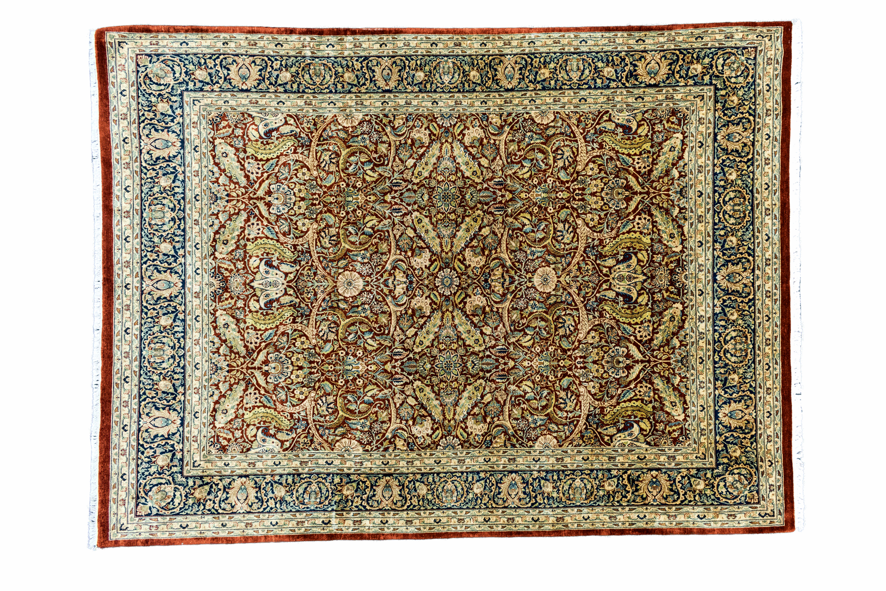 Red Floral Rug